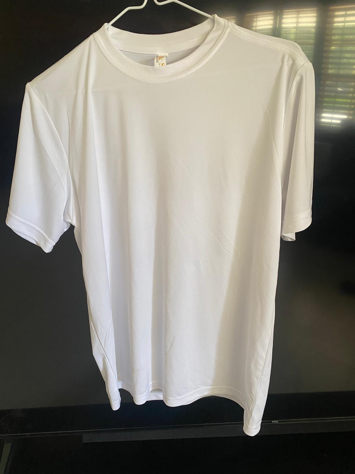 Classic white performance tee